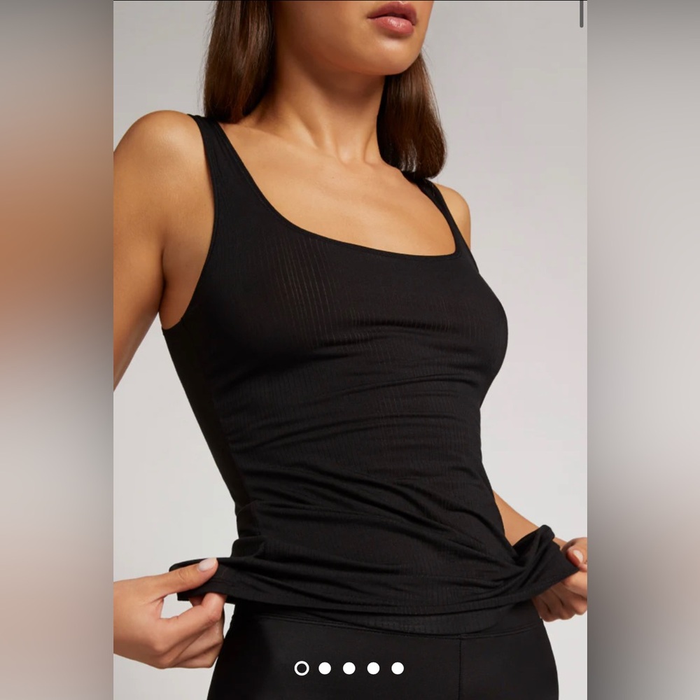 NWT Negative Underwear Whipped A-Top Tank, Black Small